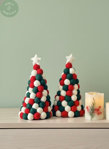 Christmas ball tree