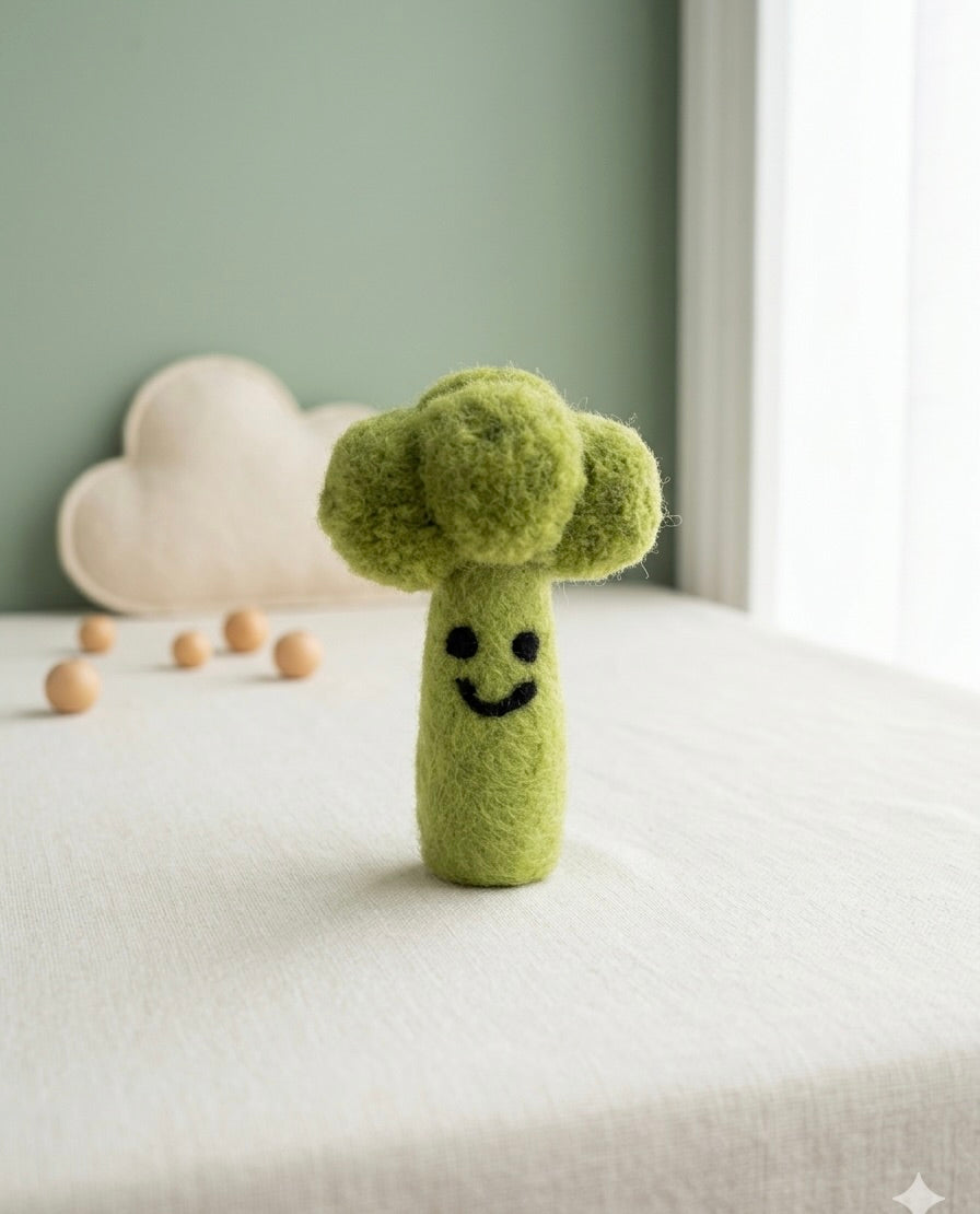 Broccoli keychain