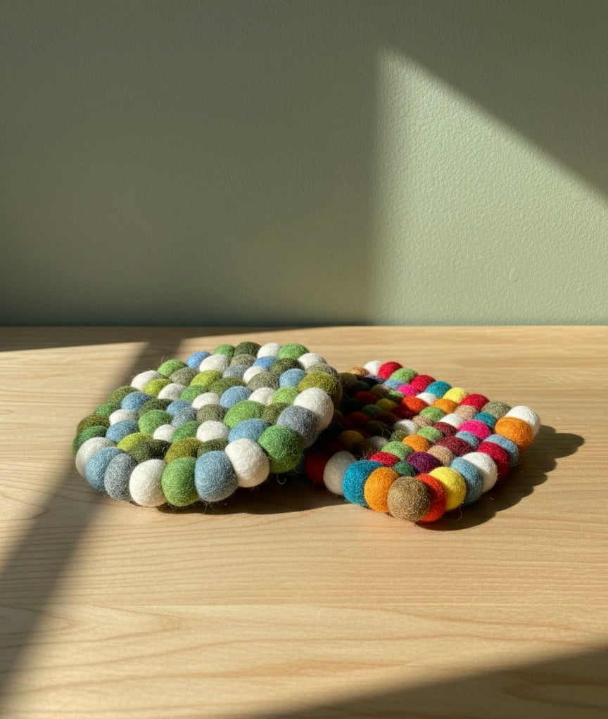 Colorful coasters