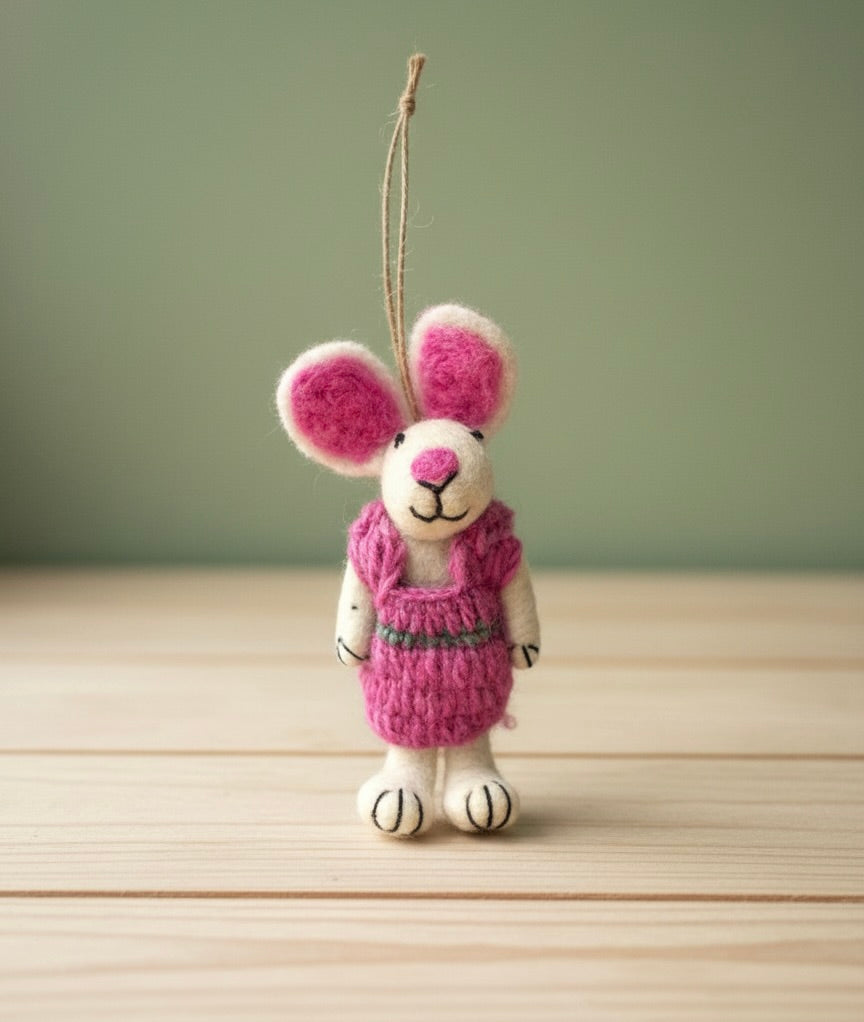 Embroidery Rabbit Ornament