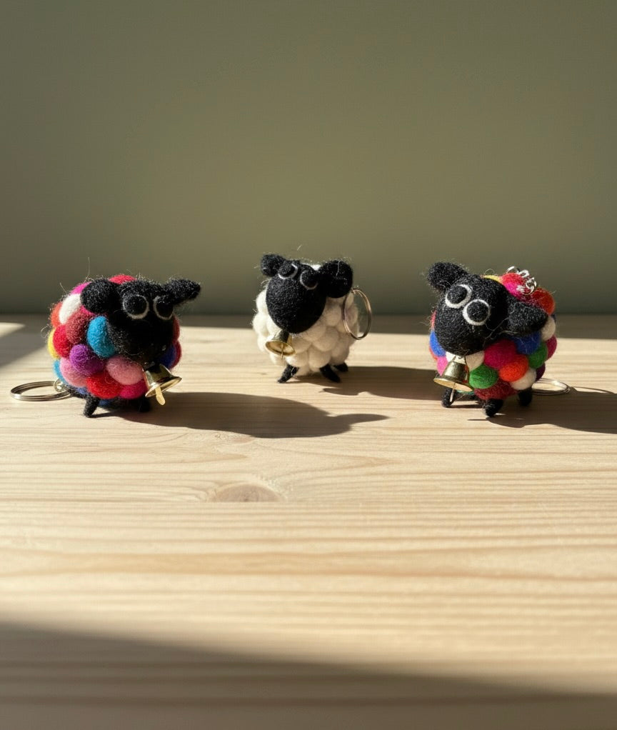 Cute Sheep Keychain