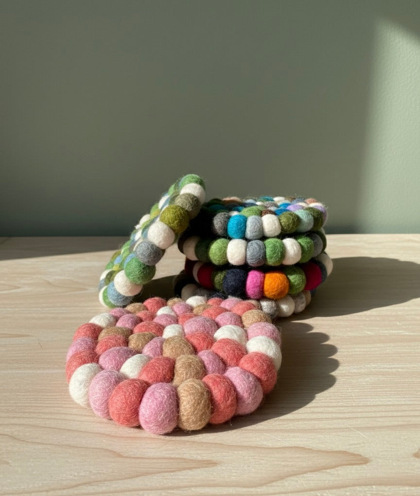Colorful coasters