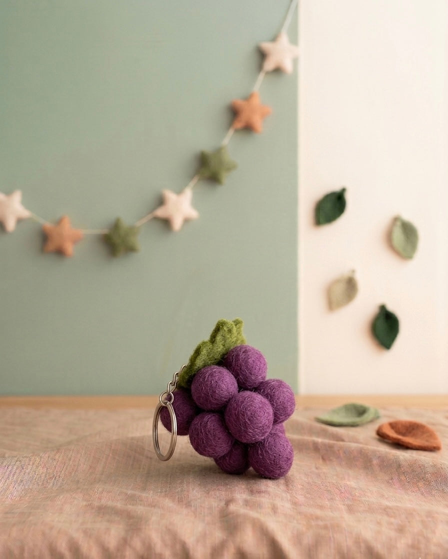 Grapes keychain