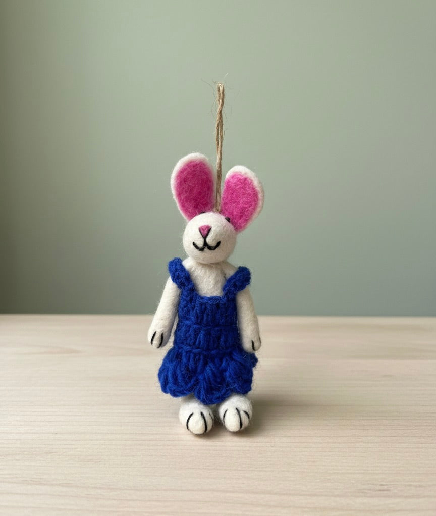 Embroidery Rabbit Ornament