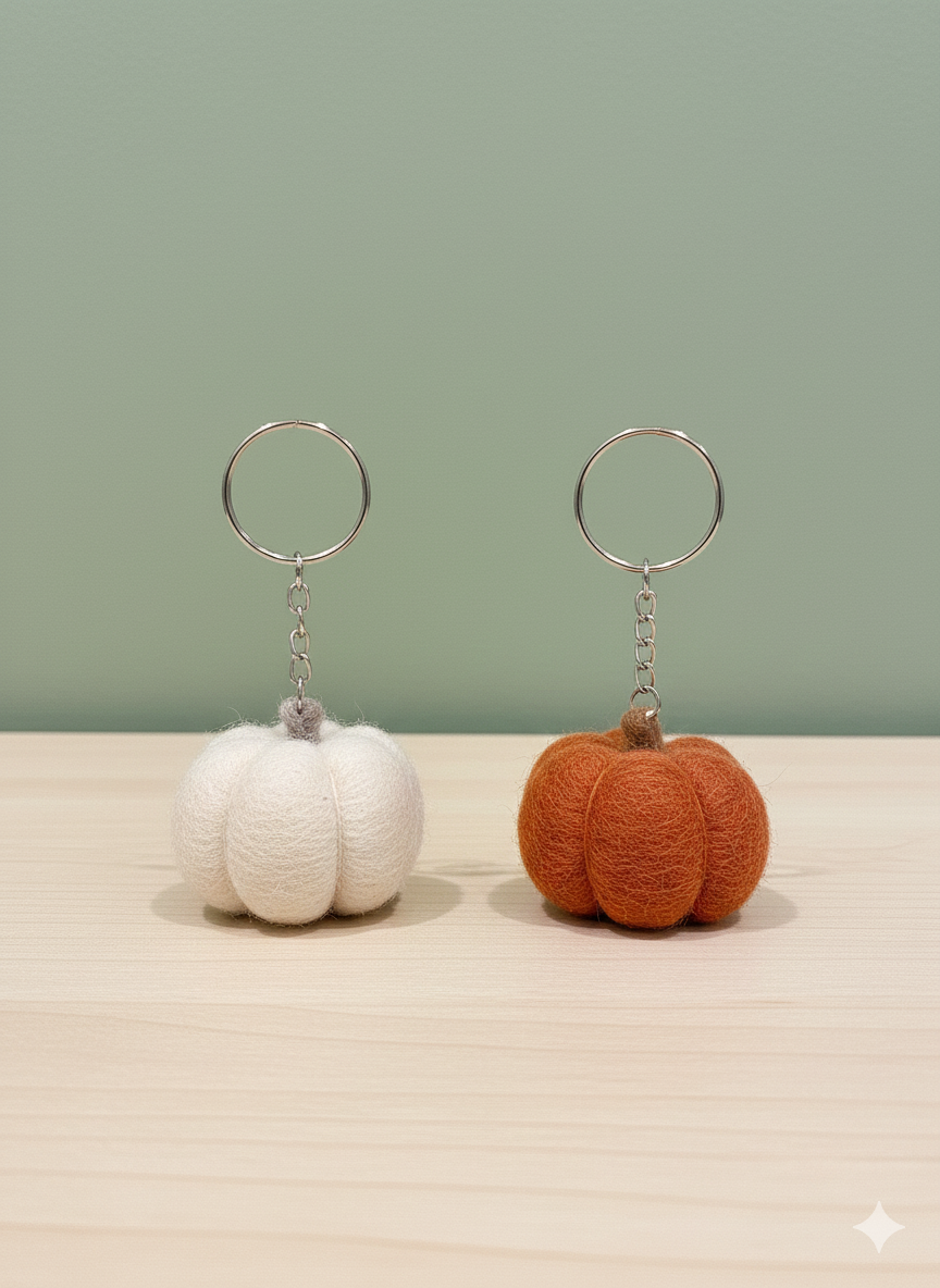 Pumpkin Keychain