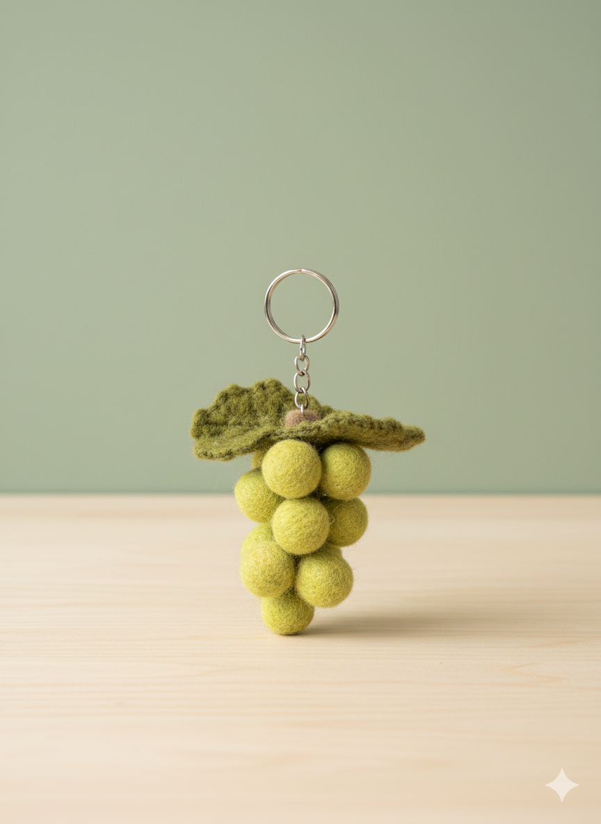 Grapes keychain
