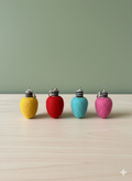 Colorful Bulb Keychain