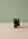 Black cat keychain