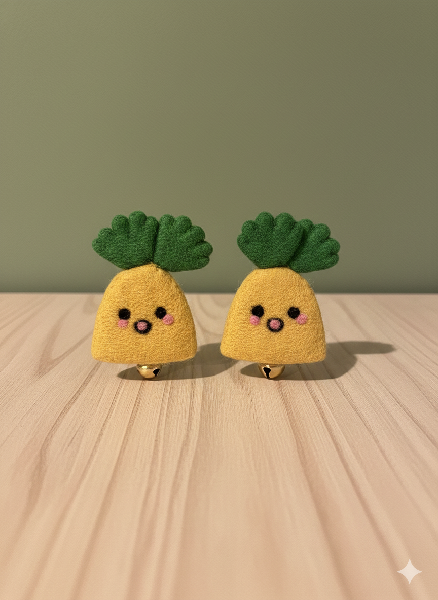 Pineapple keychain