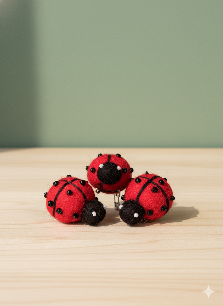 Lady Bug Lapel Pins