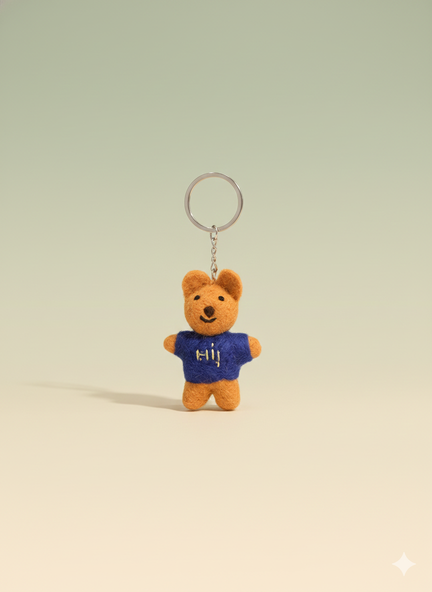 Cute animals keychain