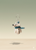 Green Scarf Mouse Keychain