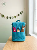 Backpacks with finger puppets